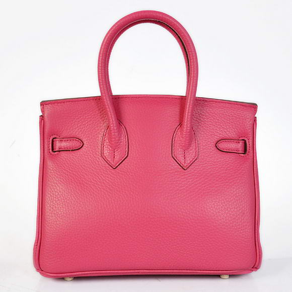 Super A Replica Hermes Birkin 25CM Tote Bags Togo Leather Peach Godlen 60799 - Click Image to Close